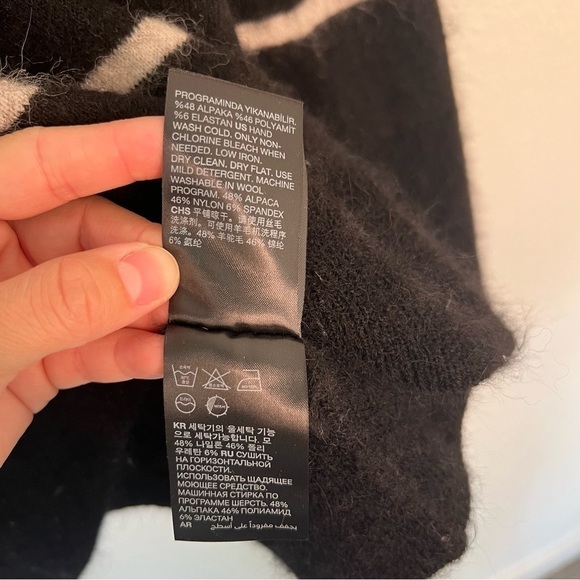 & Other Stories alpaca blend striped sweater extra small - Picture 10 of 10